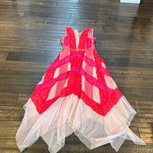 NWT BCBG MAX AZRIA Burnt Coral Midi dress sz 2